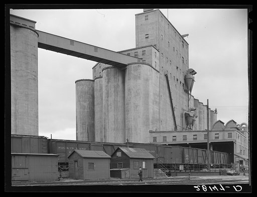 Grain elevator. Minneapolis, Minnesota