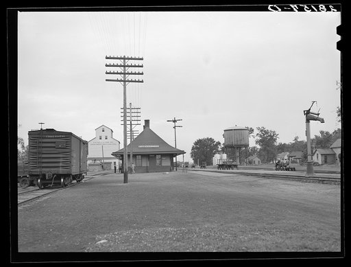 Railroad station. Farmington, Minnesota