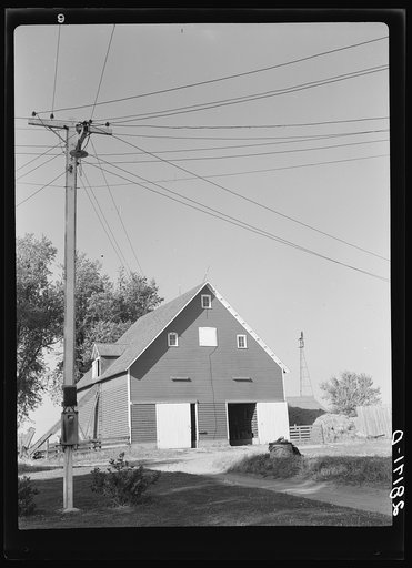 Corn-crib. Robinson farm, Marshall County, Iowa