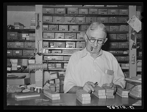 Hardware merchant. Grundy Center, Iowa
