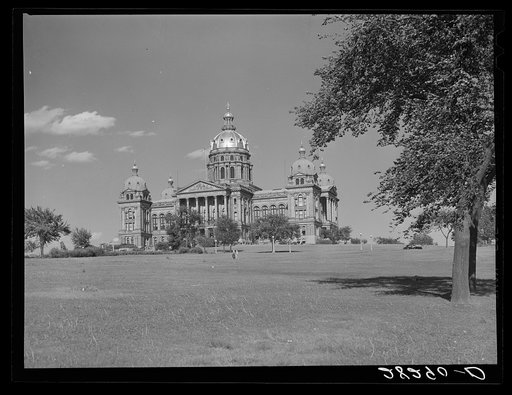 Iowa state capitol. Des Moines, Iowa