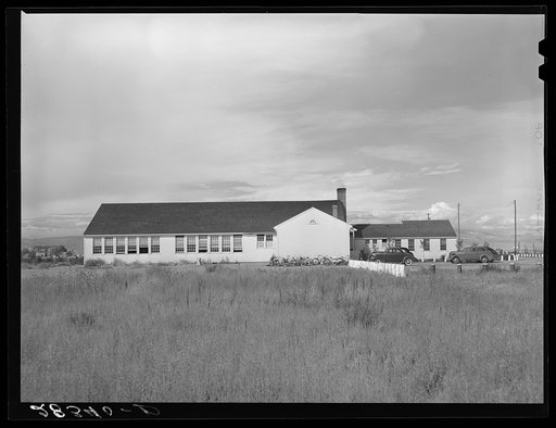 Community building. San Luis Valley, Colorado