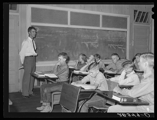 Scene in school room. San Luis Valley Farms, Colorado
