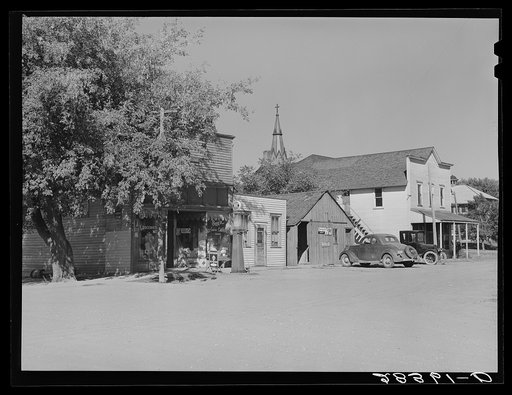 A village that is declining because of good roads and automobiles which carry the farmers to the larger towns. Haverhill, Iowa