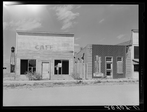 Stores in town abandoned because of continued crop failures. Keota, Colorado