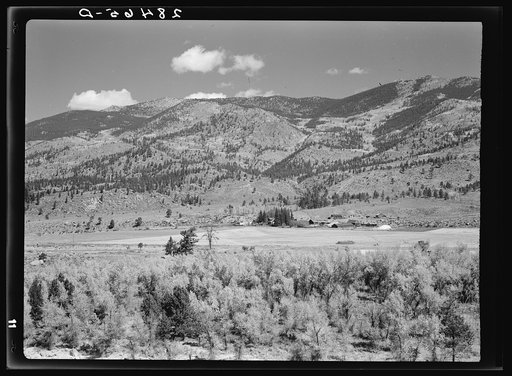 Farm on western slope of Rocky Mountains. Ouray County, Colorado