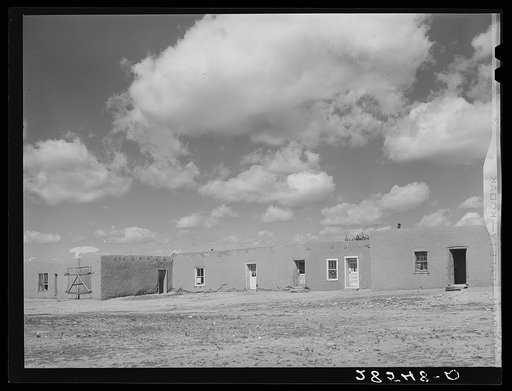 Adobe houses. San Pablo, Colorado