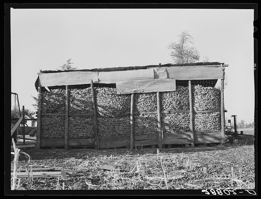 Corn crib. Grundy County, Iowa