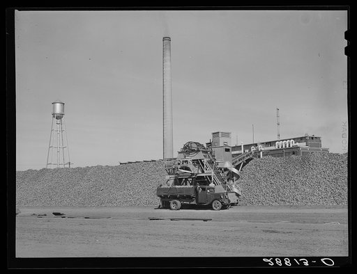 Sugar beet factory. Brighton, Colorado