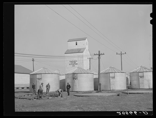 Constructing bin for ever-normal granary storage. Grundy Center, Iowa