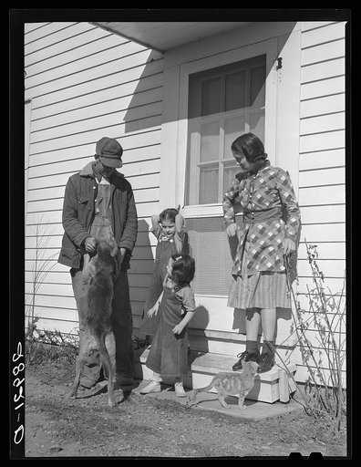 In addition to the cooperative profits and wages he receives, Jerry Vardiman has a good house. Osage Farms, Missouri