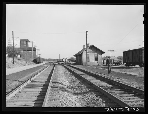 Railroad station. Lamoille, Iowa
