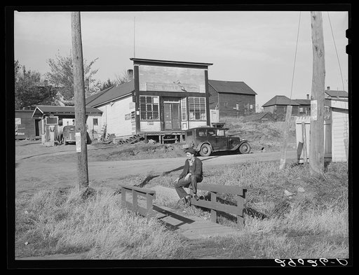 Untitled photo, possibly related to: General store. Lamoille, Iowa
