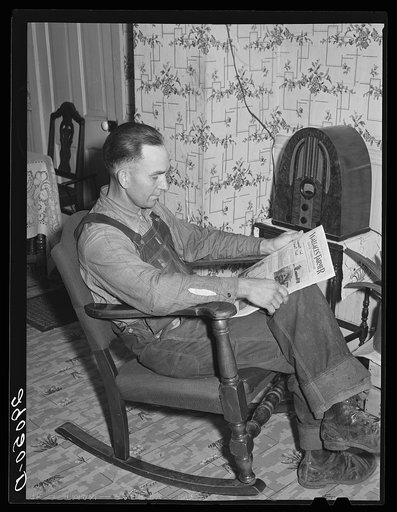 When Fred Wilfang received his rehabilitation loan in the spring of 1938 he owed money on his farm machinery and his only livestock were two hogs and 100 chickens. He has been loaned 967.00 dollars. Black Hawk County, Iowa