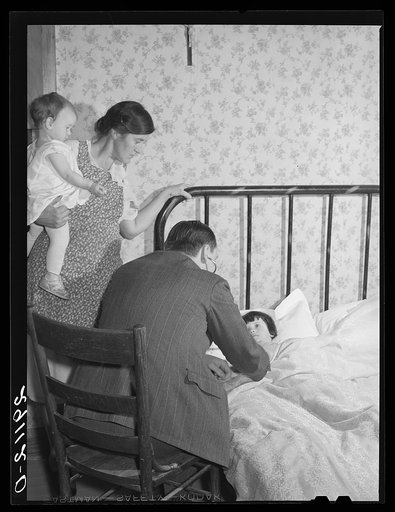 Farm families receive adequate medical care under the FSA (Farm Security Administration) medical health program. Saint Charles County, Missouri