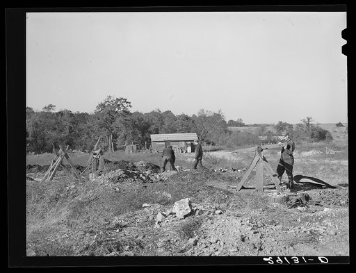 Tiff mines are close together as in the case of Murdock's diggings. Washington County, Missouri