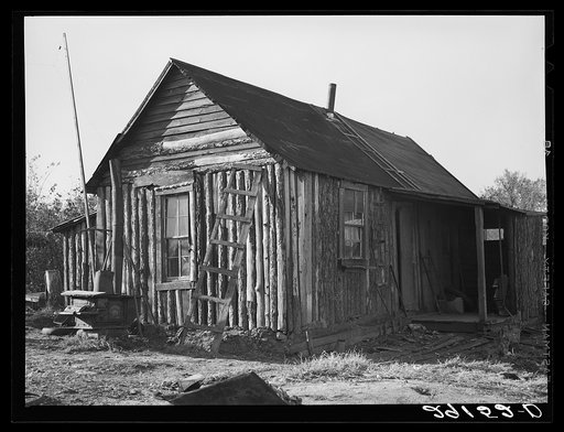 Tiff miner's home in paw-paw patch. Washington County, Missouri.