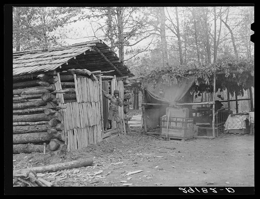 Home of evicted sharecropper. Butler County, Missouri