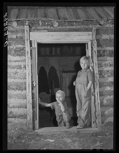 Children of evicted sharecropper. Butler County, Missouri