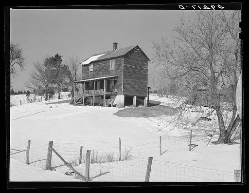 Untitled photo, possibly related to: Farmhouse. Rappahannock County, Virginia