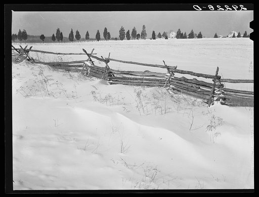 Farm fence. Rappahannock County, Virginia