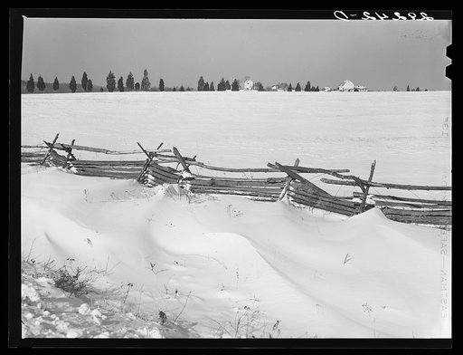 Untitled photo, possibly related to: Farm fence. Rappahannock County, Virginia