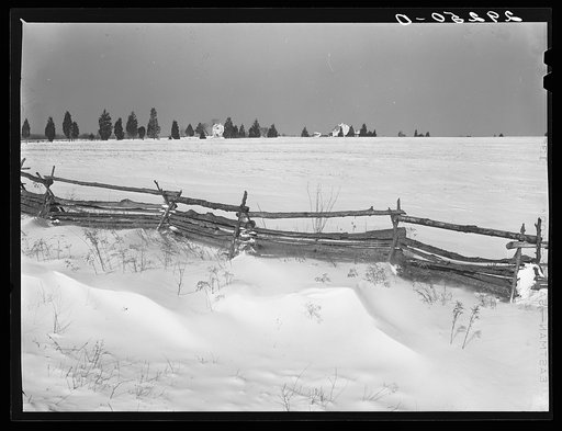 Untitled photo, possibly related to: Farm fence. Rappahannock County, Virginia