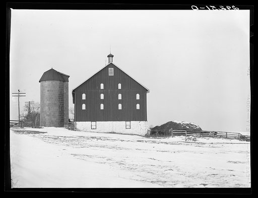 Barn with painted windows. Montgomery County, Maryland