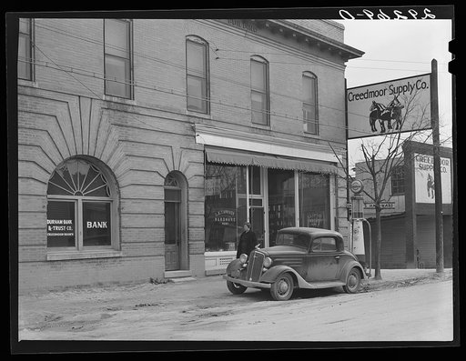 Bank and store. Creedmoor, North Carolina
