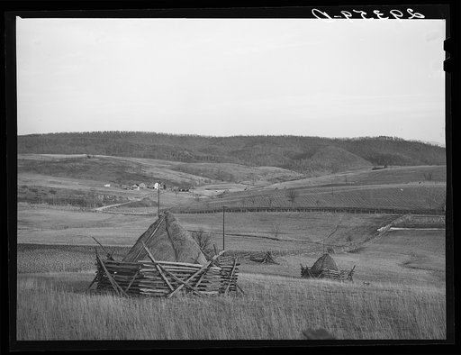 Haystacks. Mineral County, West Virginia