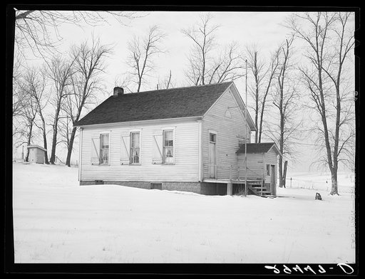 Schoolhouse. Marshall County, Iowa