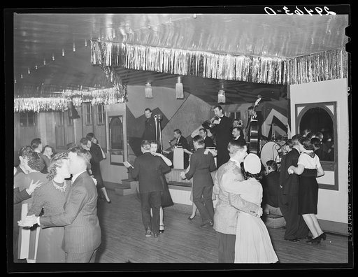 Dance hall, Saturday night. Marshalltown, Iowa