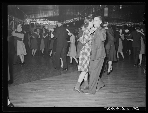 Dance hall, Saturday night. Marshalltown, Iowa
