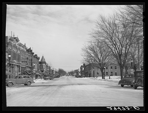 Main street. Grundy Center, Iowa