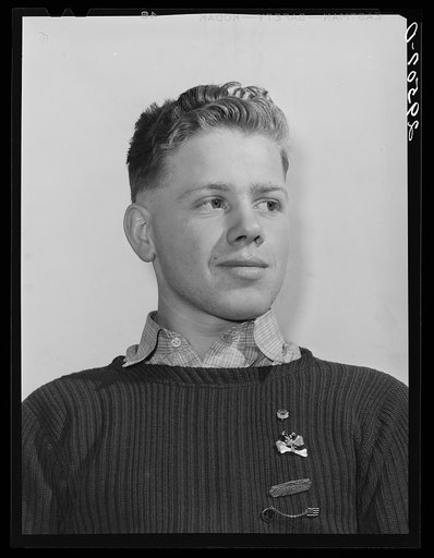 4-H Club boy. Marshalltown, Iowa