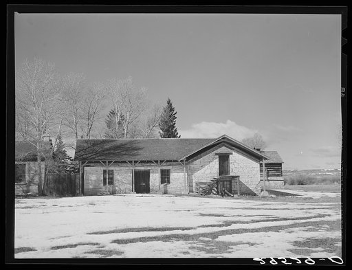 Mess hall. Fort Bridger, Wyoming