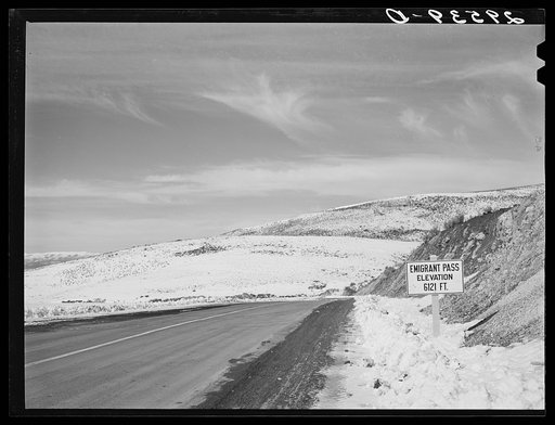Emigrant Pass. Eureka County, Nevada