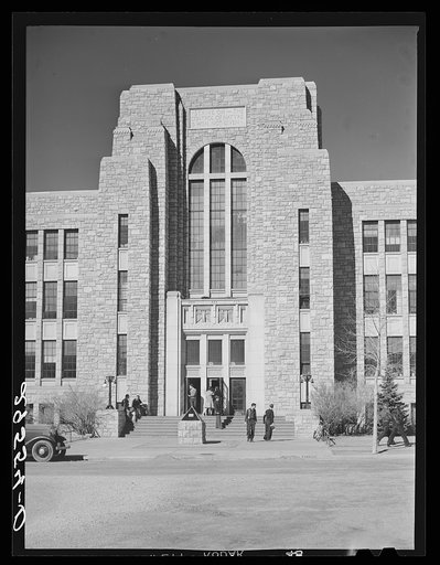 Engineering Hall, Wyoming University. Laramie, Wyoming