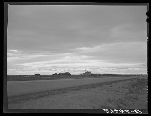Untitled photo, possibly related to: Sunset near Imperial, Nebraska