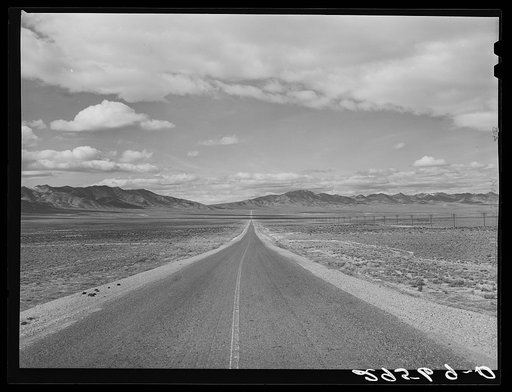 Highway U.S. 40 through Elko County, Nevada