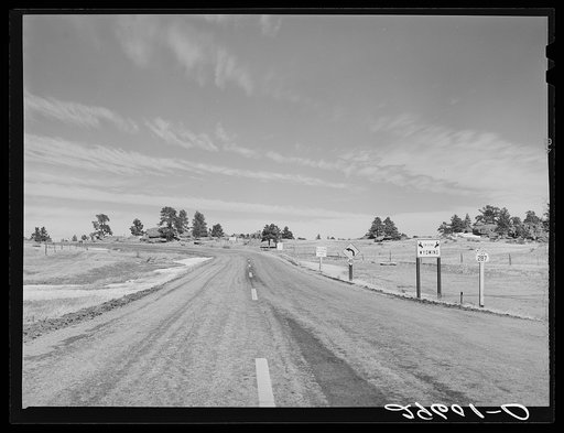 Colorado--Wyoming state line