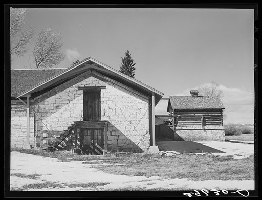 Mess hall. Fort Bridger, Wyoming