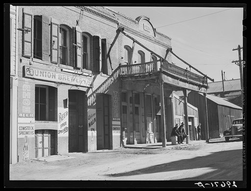 Main street. Virginia City, Nevada