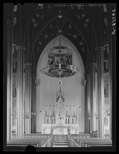 Interior. Church of Saint Mary's in the Mountains. Virginia City, Nevada
