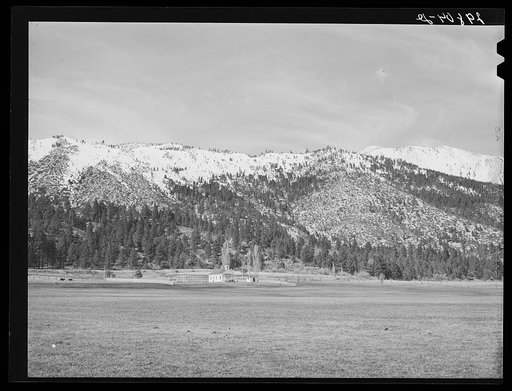Rural school house. Ormsby County, Nevada