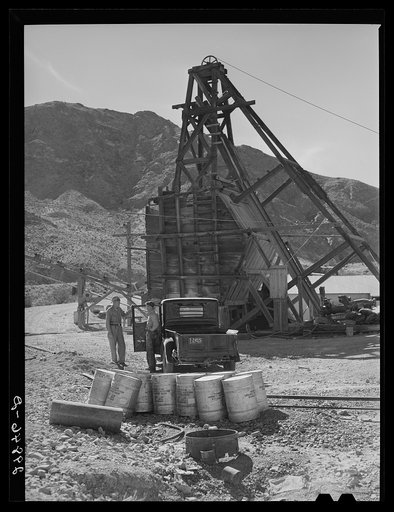 Untitled photo, possibly related to: Gold miner. El Dorado Canyon, Clark County, Nevada