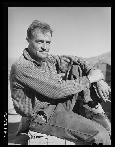 Gold miner. El Dorado Canyon, Clark County, Nevada