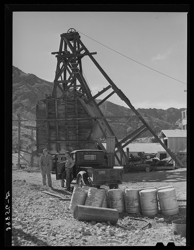Gold miner. El Dorado Canyon, Clark County, Nevada