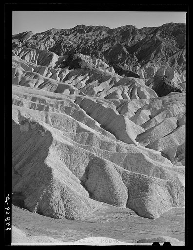 Badlands in the Panamint Range. Death Valley, California