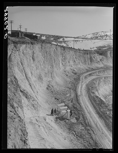 Untitled photo, possibly related to: Copper pit. Ruth, Nevada